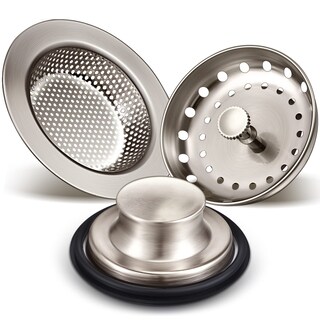 Foto 1 | Tapón y Colador de Desagüe Mudder 3 Piezas - Venta Internacional