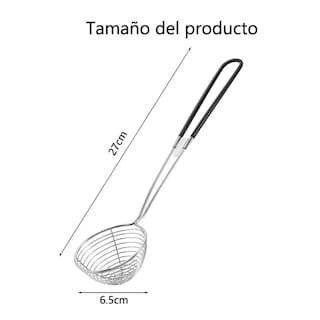 Foto 2 | 12 Colador Escurridor Cuchara P/tapioca 27cm Lab.g Plata