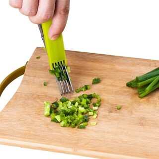 Foto 6 | Tijeras Para Hierbas De Cocina Jieyou, Multiusos, 5 Cuchillas Con Funda - Venta Internacional.