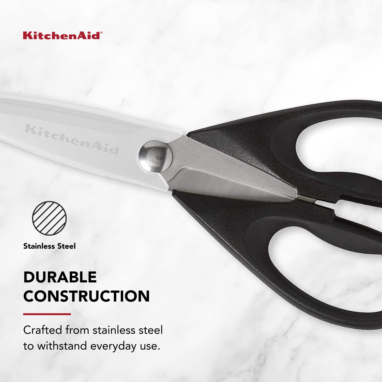 Foto 4 pulgar | Tijeras De Cocina Kitchenaid Multiusos De Acero Inoxidable Negras - Venta Internacional.