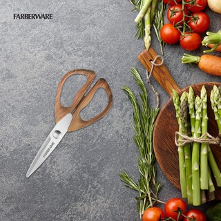 Foto 5 | Tijeras De Cocina Farberware 5221282 De Madera De Pacana Multiusos - Venta Internacional.