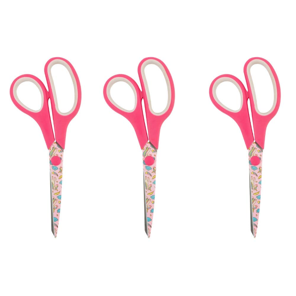 Foto 1 | Scissors Singer Multiusos De 19,7 Cm Con Cuchillas Estampadas, Paquete De 3 - Venta Internacional.