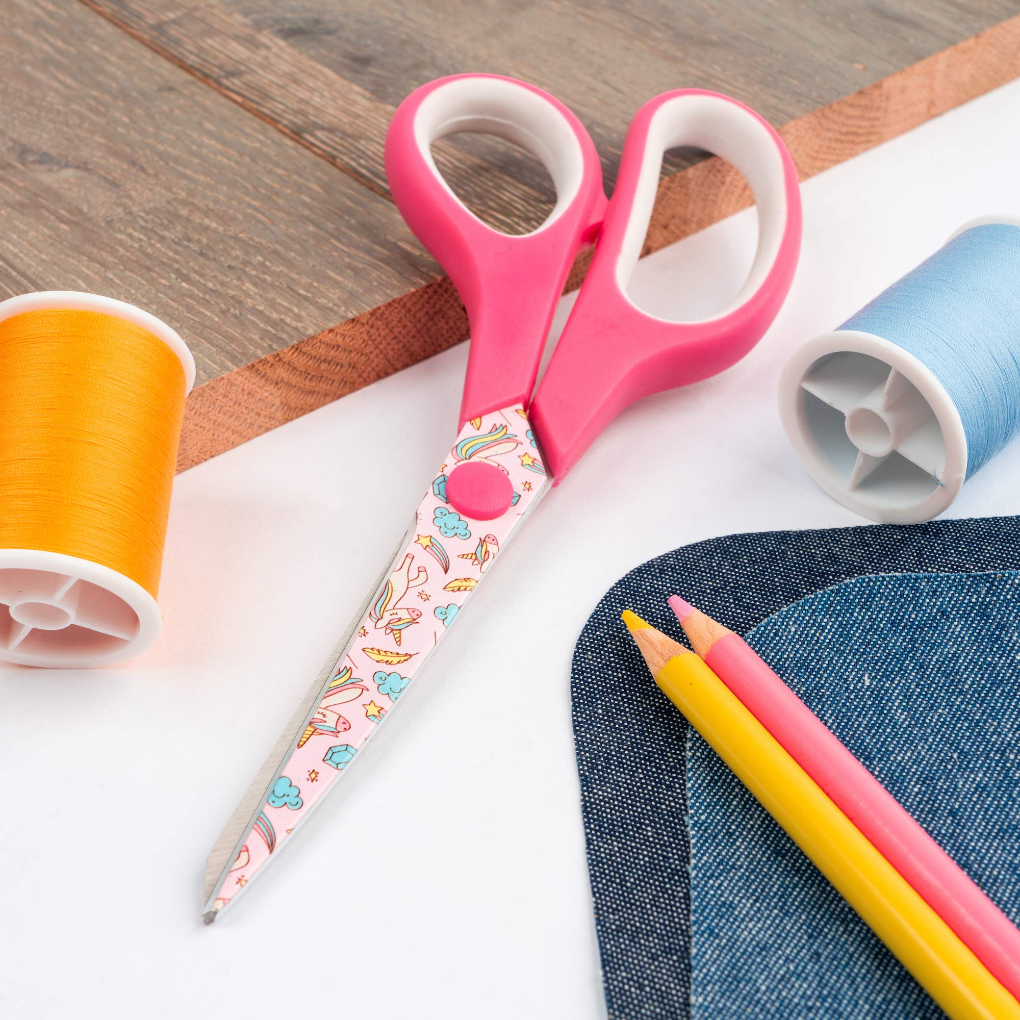 Foto 5 | Scissors Singer Multiusos De 19,7 Cm Con Cuchillas Estampadas, Paquete De 3 - Venta Internacional.