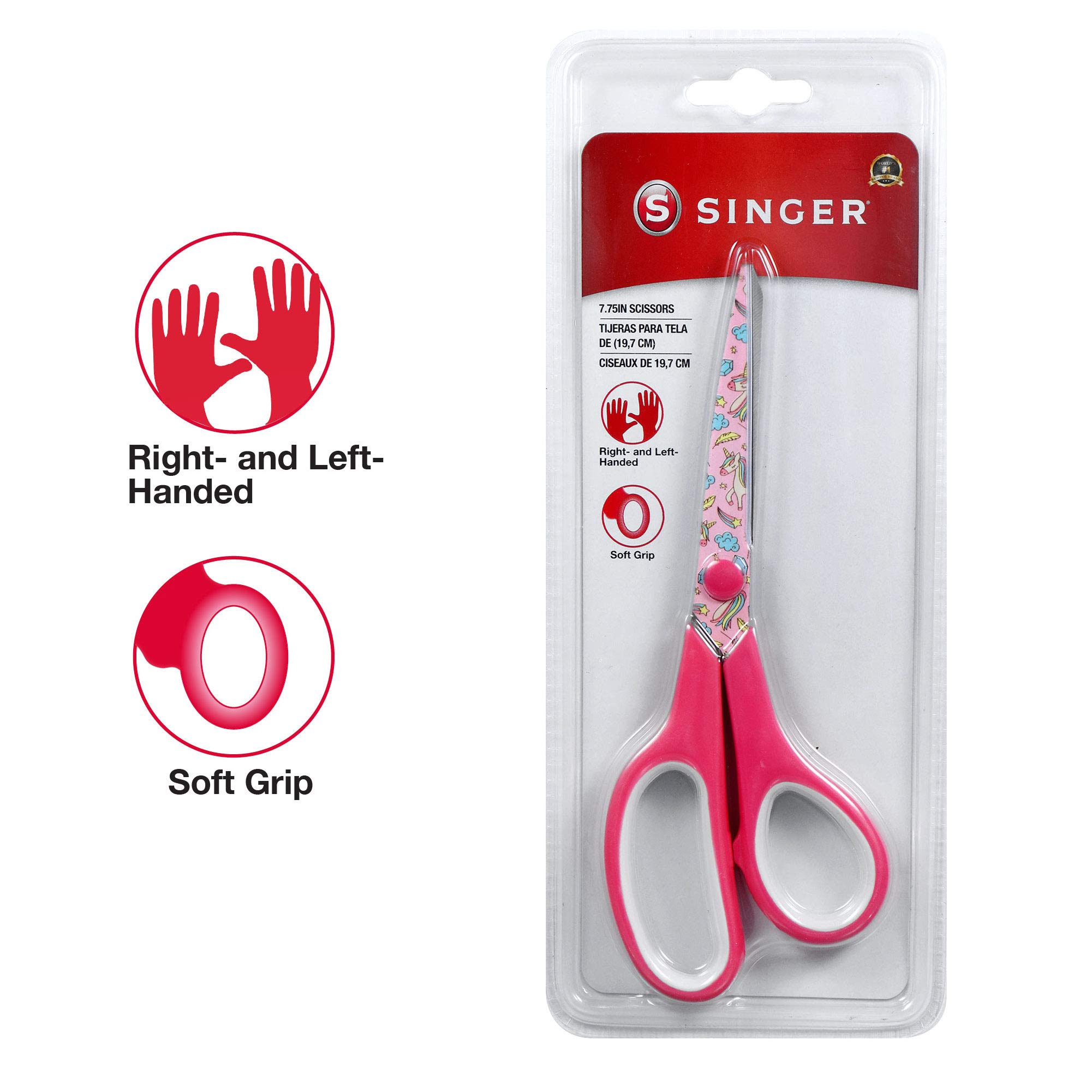 Foto 7 pulgar | Scissors Singer Multiusos De 19,7 Cm Con Cuchillas Estampadas, Paquete De 3 - Venta Internacional.