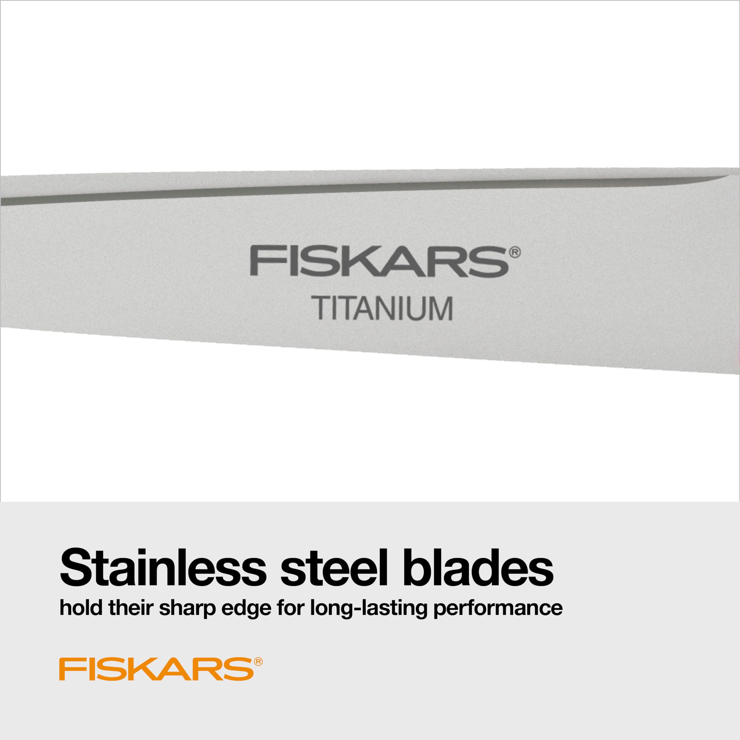 Foto 4 pulgar | Tijeras Fiskars Comfort Grip Titanium 8 Pulgadas - Gris - Venta Internacional.