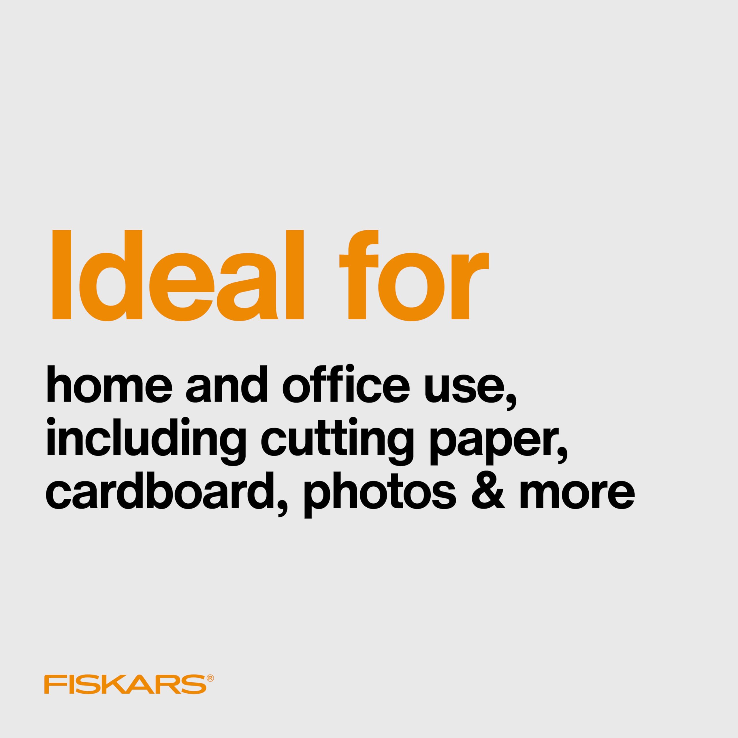 Foto 5 pulgar | Tijeras Fiskars Comfort Grip Titanium 8 Pulgadas - Gris - Venta Internacional.