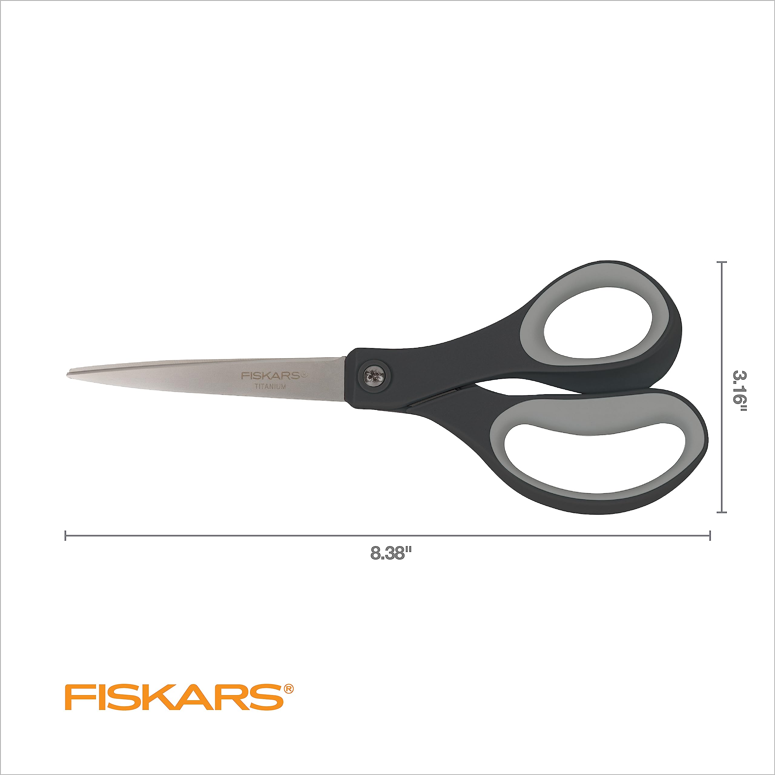 Foto 7 pulgar | Tijeras Fiskars Comfort Grip Titanium 8 Pulgadas - Gris - Venta Internacional.