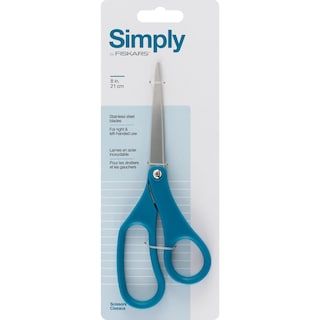 Foto 1 | Tijeras Fiskars De 8 Pulgadas Para Oficina, Acero Inoxidable, Color Azul - Venta Internacional.