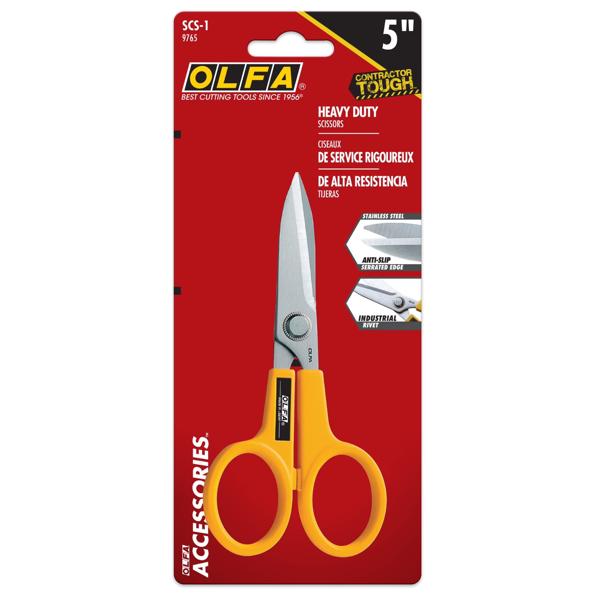 Foto 6 pulgar | Tijeras Olfa Scs-1 De Acero Inoxidable Con Borde Dentado De 13 Cm - Venta Internacional.