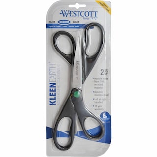 Foto 5 | Tijeras Westcott Kleenearth Recicladas, 20 Cm, Negras, Paquete De 2 - Venta Internacional.