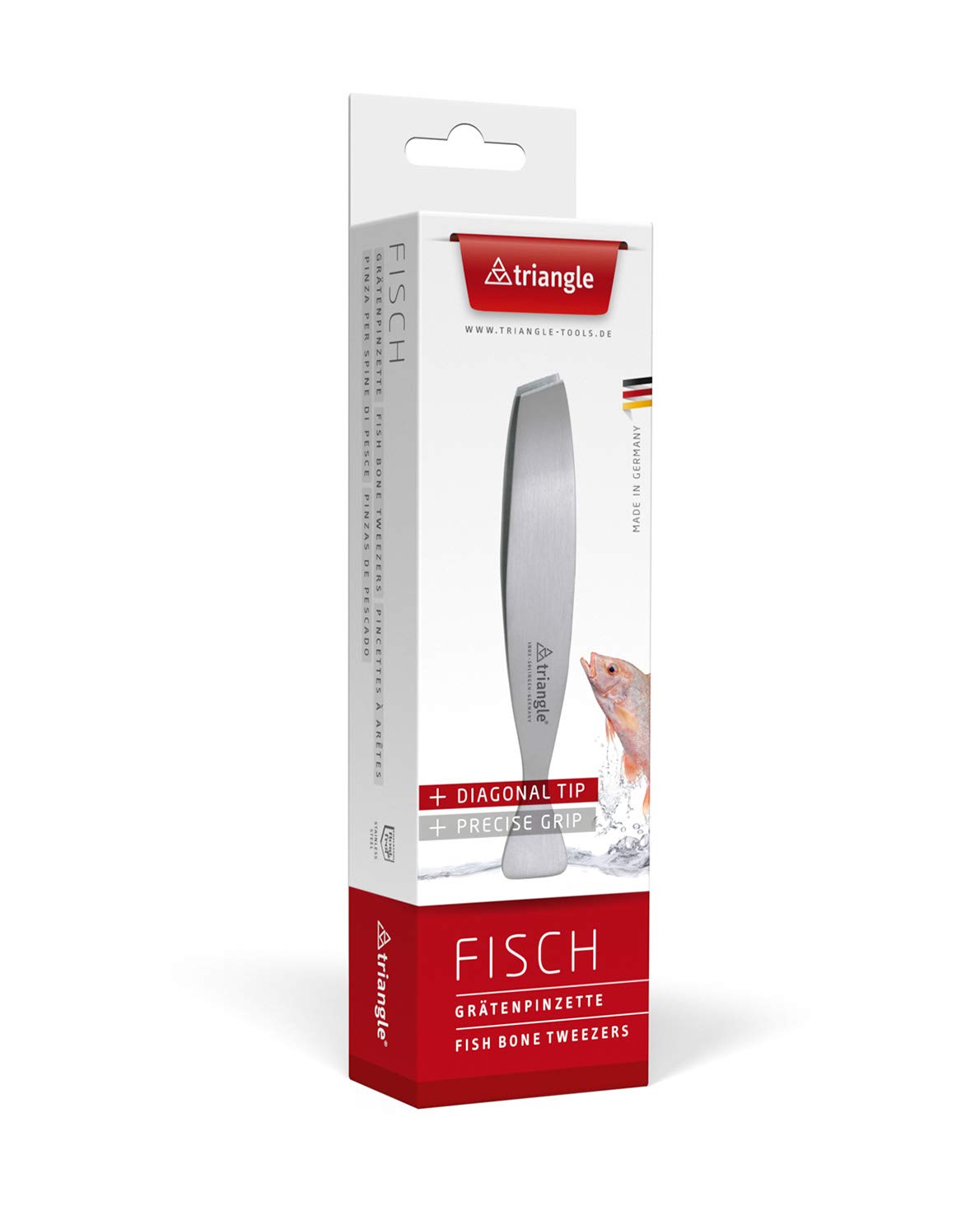 Foto 5 pulgar | Pinzas Triangulares De Acero Inoxidable Con Forma De Espina De Pescado Aptas Para Lavavajillas - Venta Internacional.
