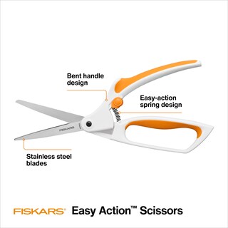 Foto 2 | Cuchillas De Tela Y Acero Inoxidable Scissors Fiskars Easy Action - Venta Internacional.