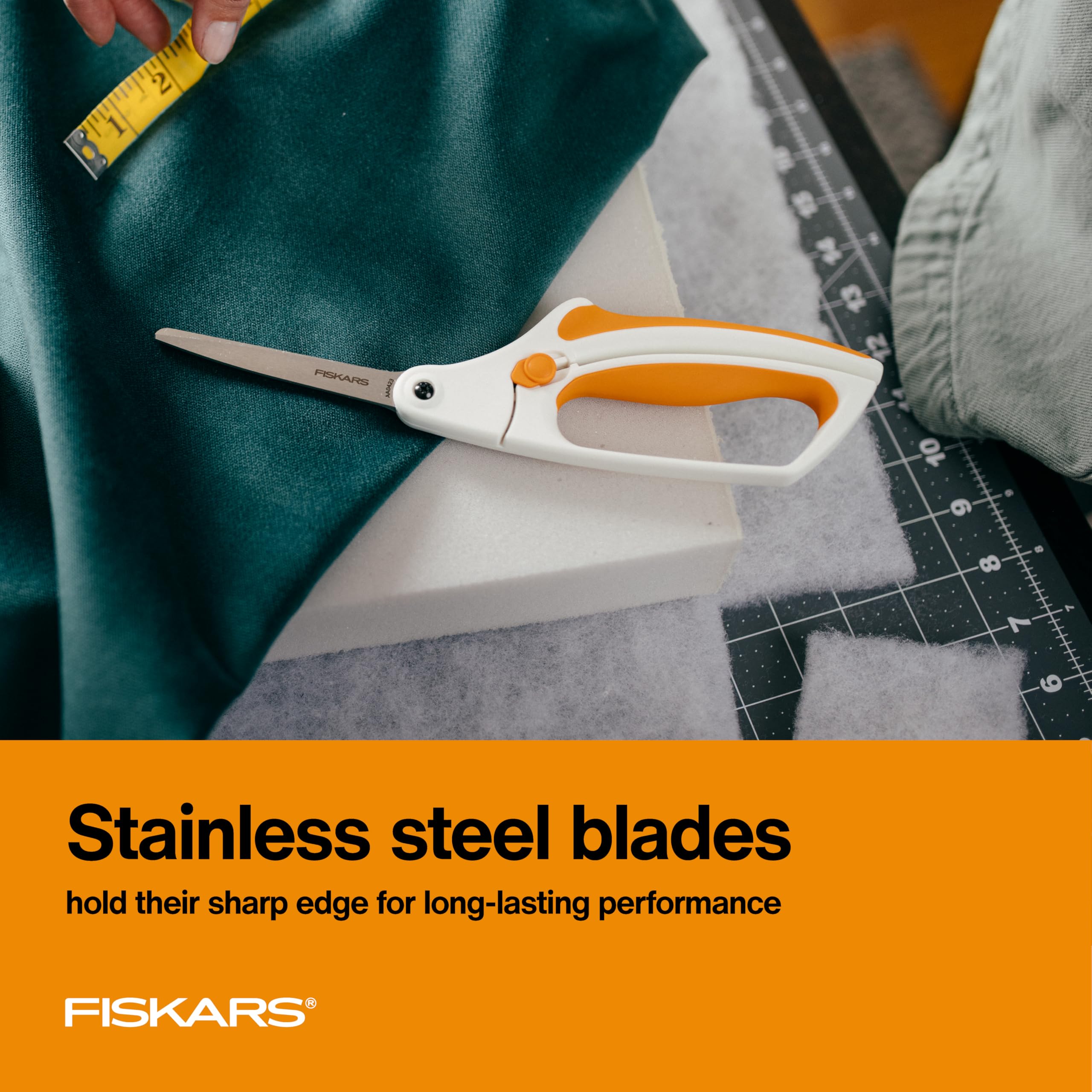 Foto 8 pulgar | Cuchillas De Tela Y Acero Inoxidable Scissors Fiskars Easy Action - Venta Internacional.