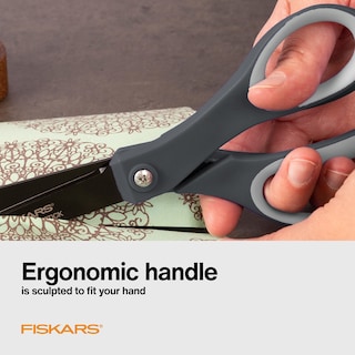 Foto 4 | Tijeras Fiskars Comfort Grip De Titanio Antiadherente De 8 Pulgadas - Venta Internacional.