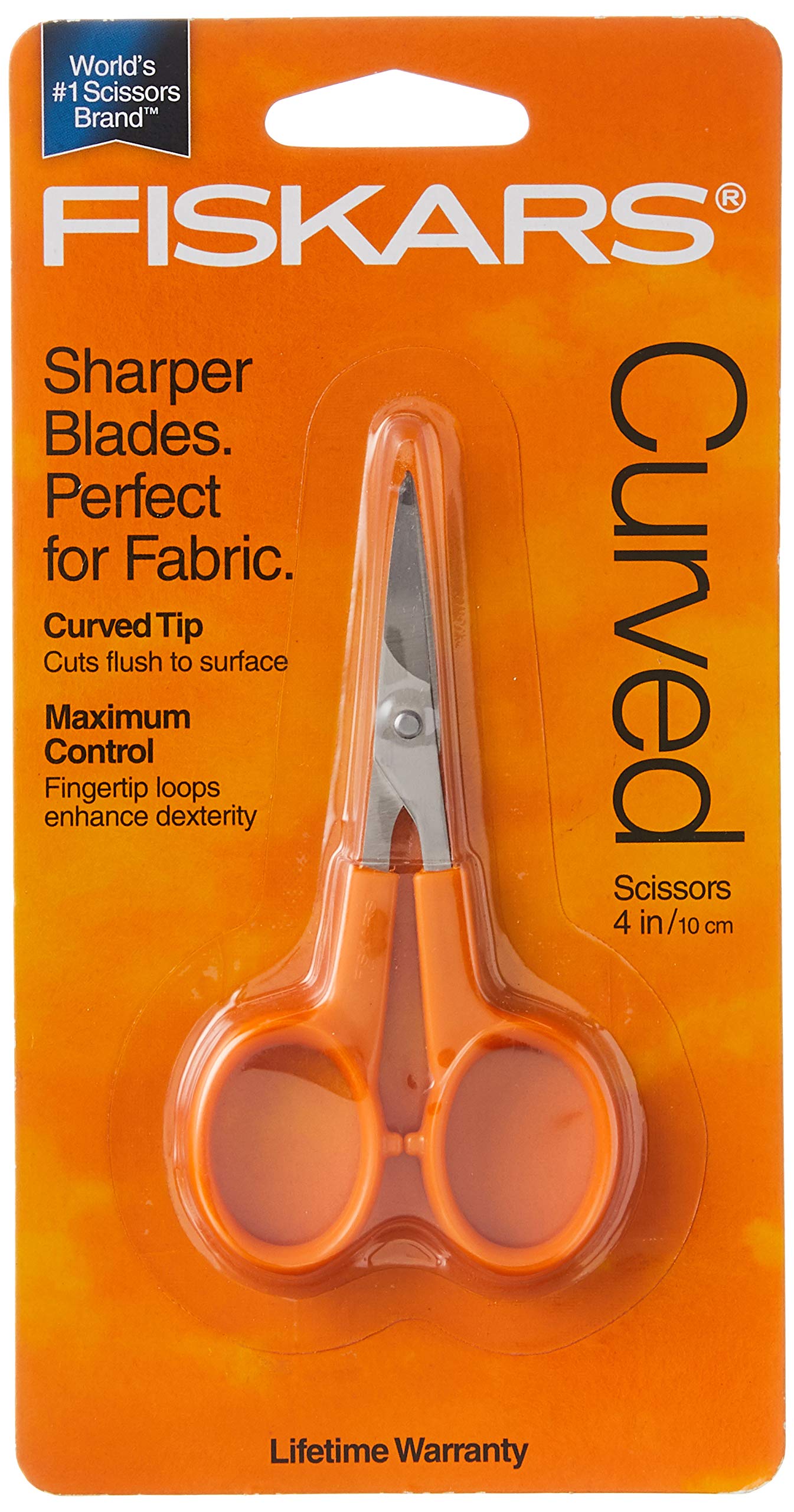 Foto 4 pulgar | Tijeras Fiskars 98087097j Curved Craft  Acero  10 Cm  Color Naranja - Venta Internacional.