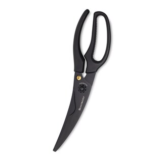 Foto 1 | Tijeras Para Aves De Corral Messermeister Titanio Color Negro 25 Cm Con Quebrador De Nueces - Venta Internacional.