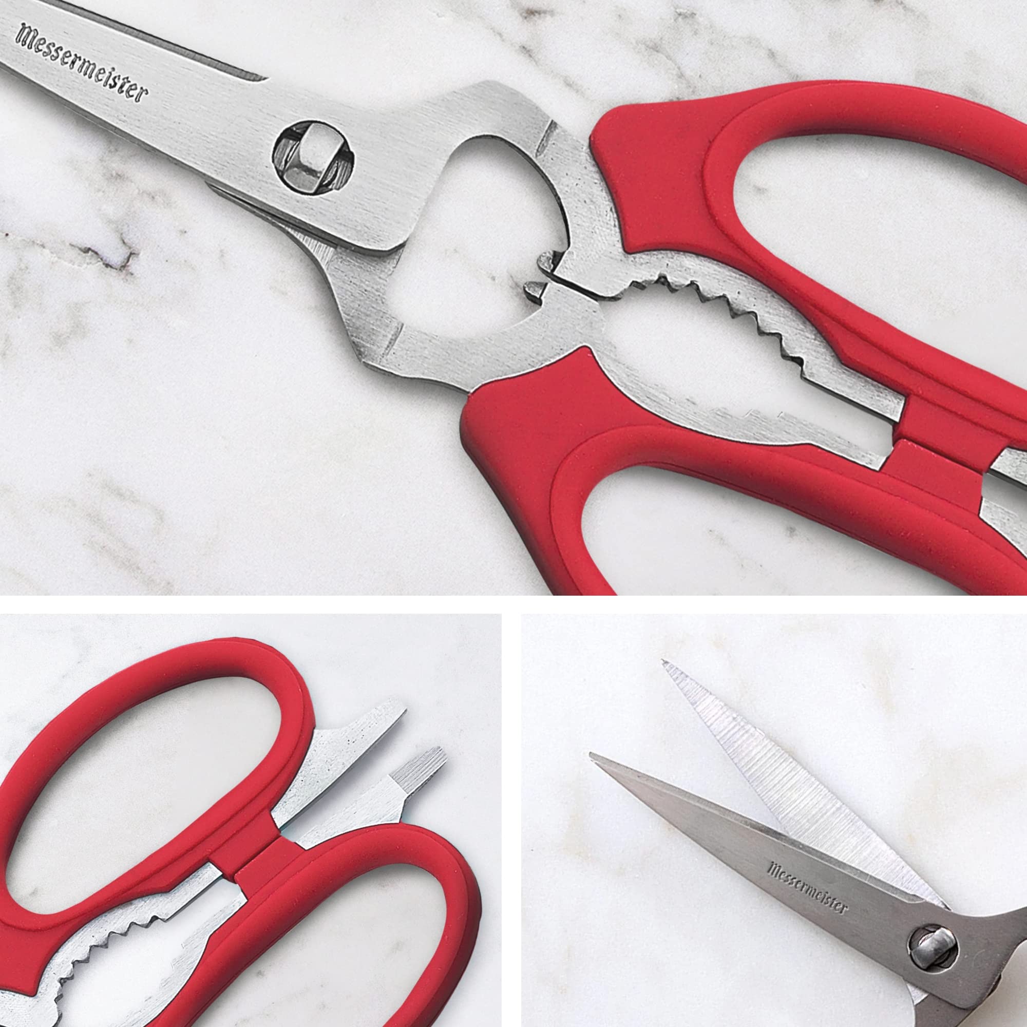 Foto 5 pulgar | Tijeras De Cocina Messermeister Take-apart 20 Cm Rojas - Venta Internacional.