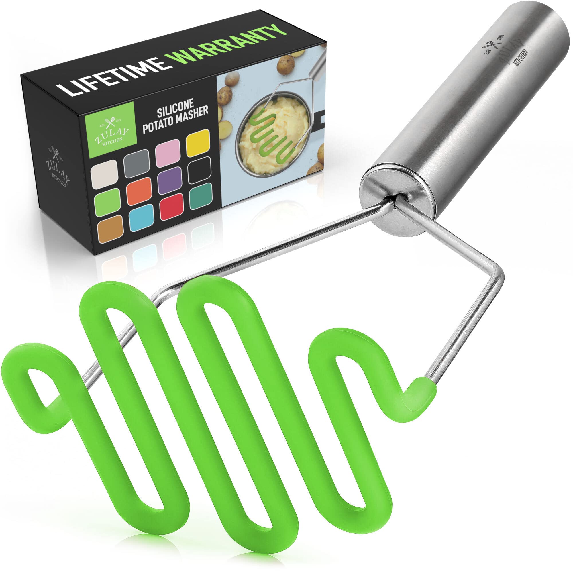 Trituradora De Patatas Zulay Kitchen De Acero Inoxidable Antiarañazos - Venta Internacional.