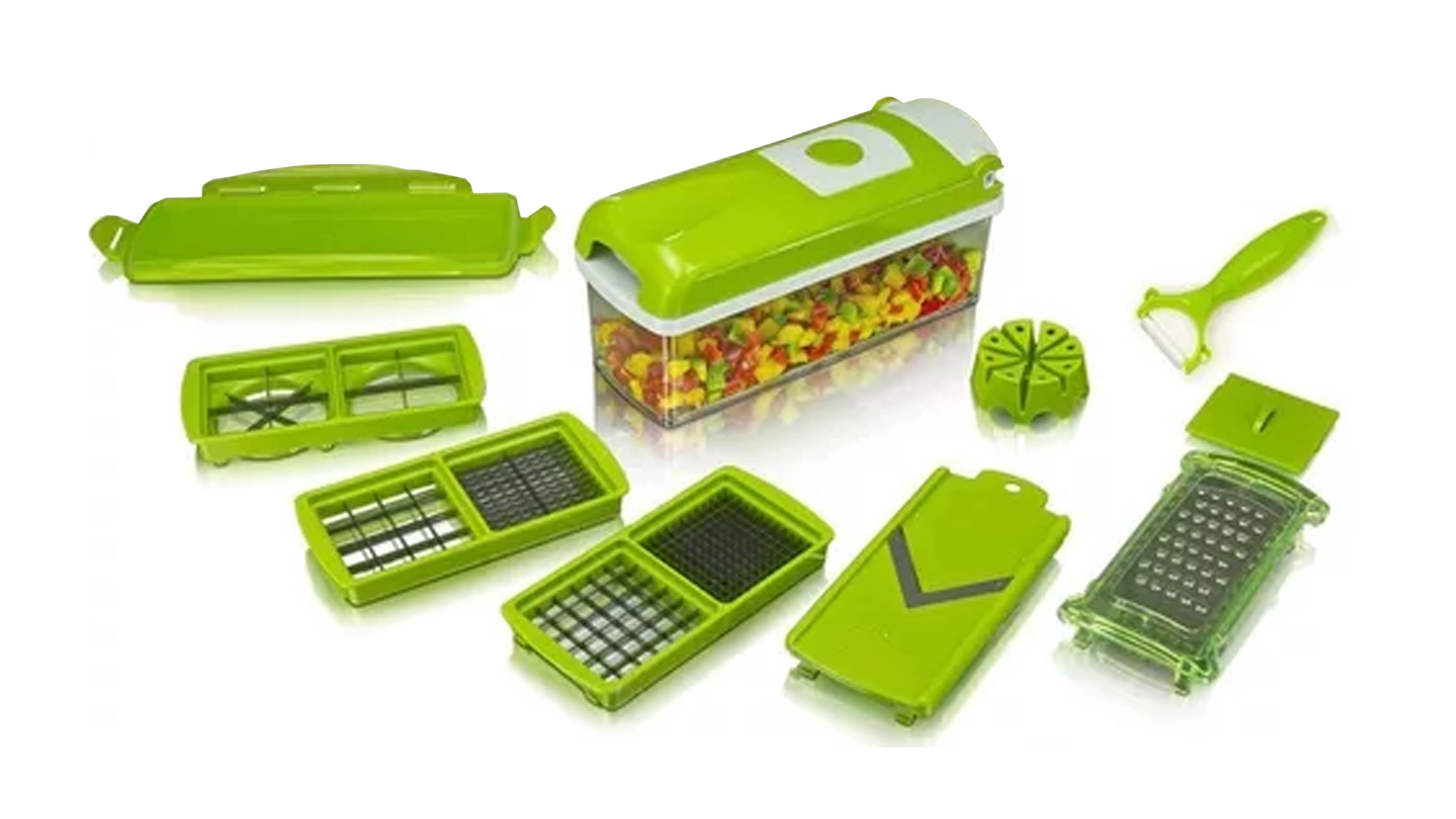 Cortador de Verduras Compraymas Nicer Dicer Verde Rallador