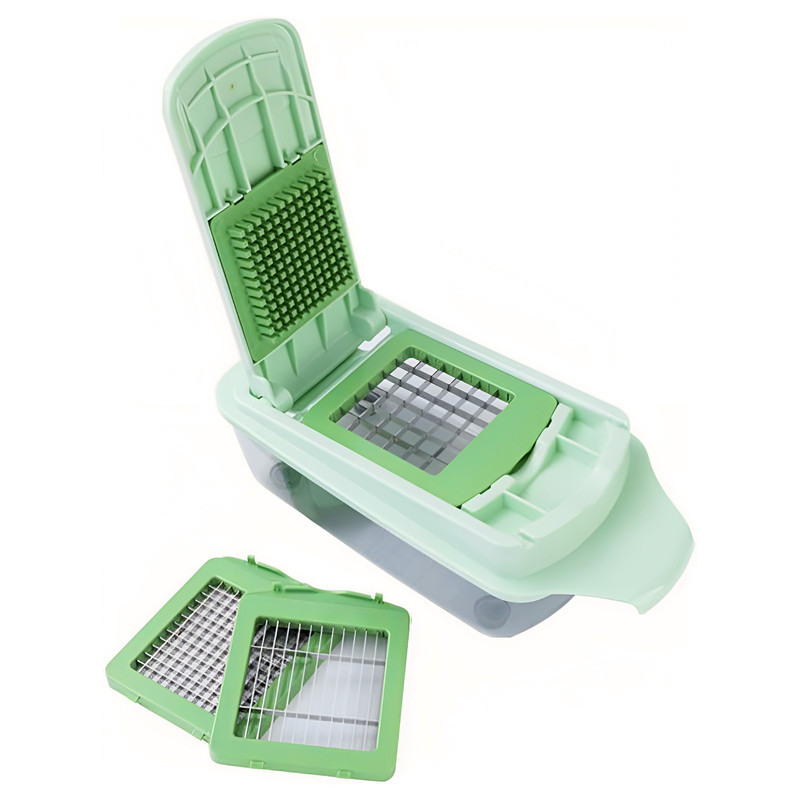 Cortador de Verduras Hiperware HW-CTM-018 Verde 3 en 1