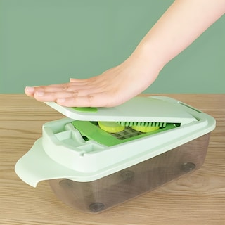 Foto 3 | Cortador de Verduras Hiperware HW-CTM-018 Verde 3 en 1