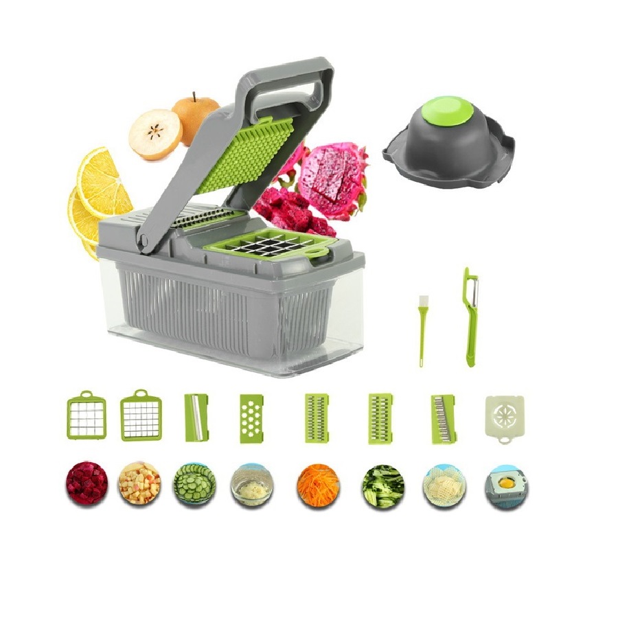 Foto 4 pulgar | Juego Que Incluye 2 (dos) Cortadores Multifuncional Para Frutas Y Verduras.