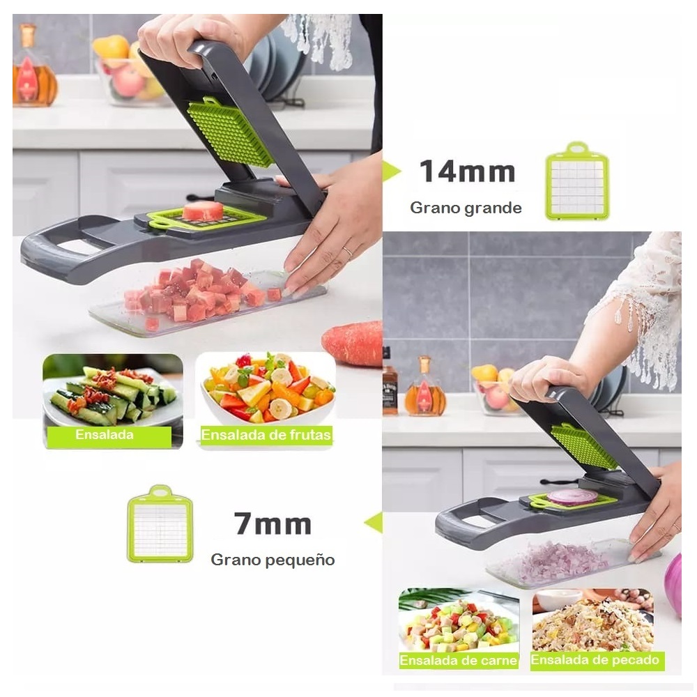 Foto 5 pulgar | Juego Que Incluye 2 (dos) Cortadores Multifuncional Para Frutas Y Verduras.