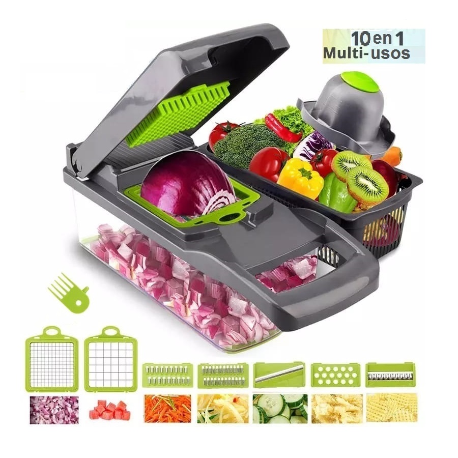 Foto 3 pulgar | Cortador Multifuncional Para Frutas Y Verduras Con 14 Accesorios
