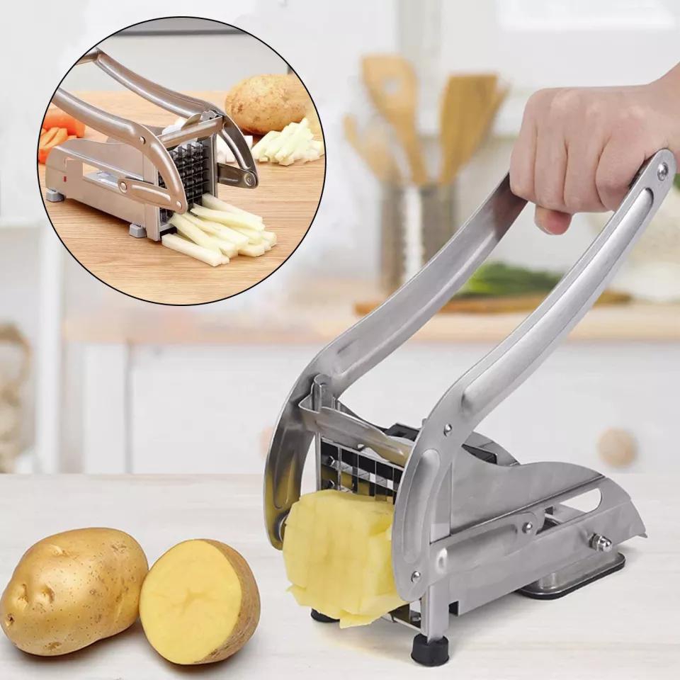 Foto 3 pulgar | Cortador De Patatas Fritas De Acero Inoxidable - Venta Internacional.
