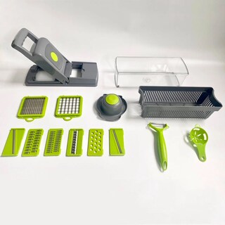 Foto 2 | Cortador De Verduras Con Mandolina, 14 En 1, Con Accesorios - Venta Internacional.