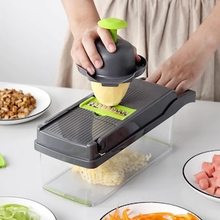 Foto 4 | Cortador De Verduras Con Mandolina, 14 En 1, Con Accesorios - Venta Internacional.