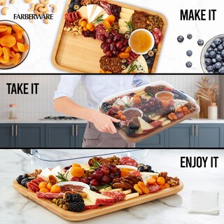Foto 2 | Tabla De Cortar Farberware Build-a-board Con Tapa De Cierre - Venta Internacional.