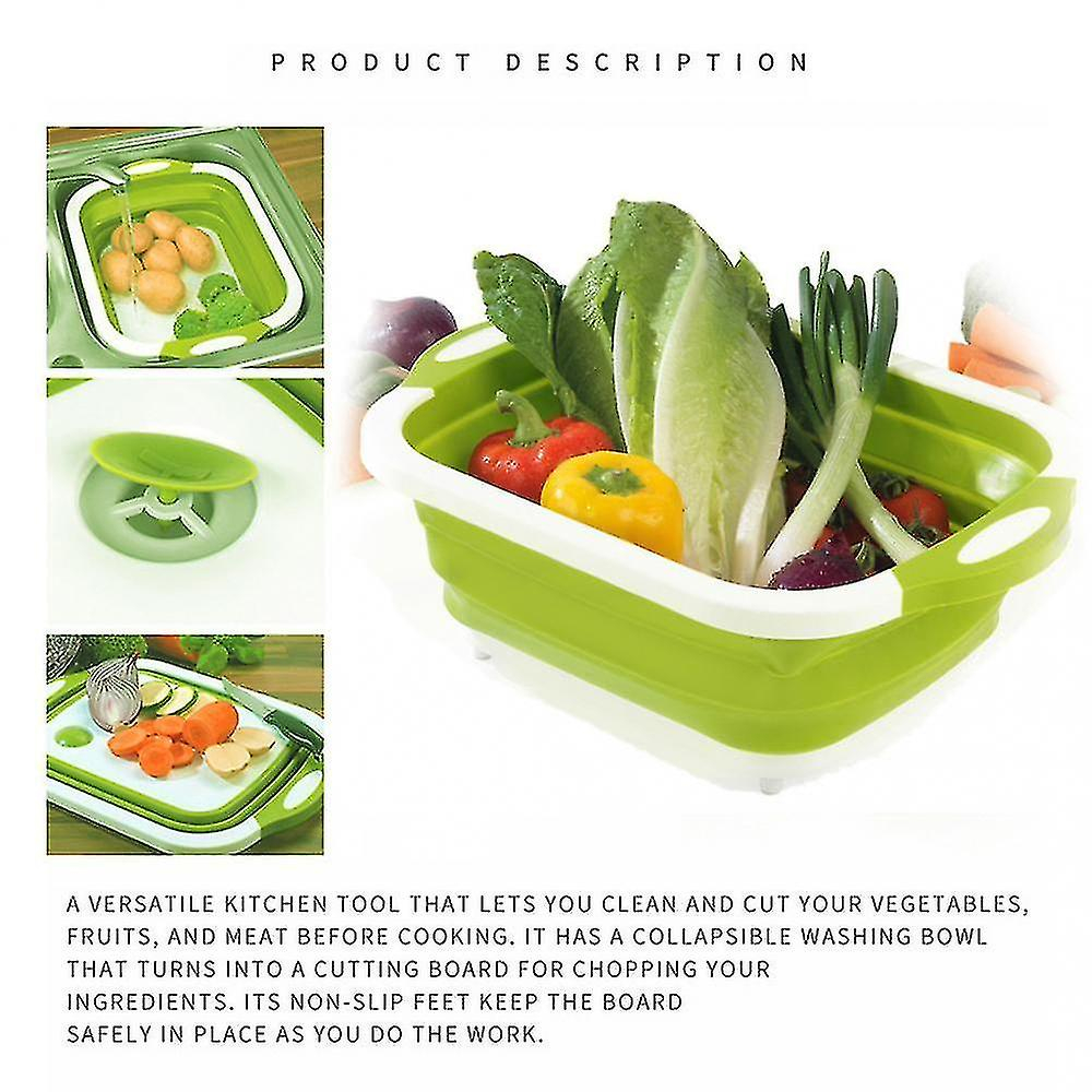 Foto 2 | Set De Utensilios De Cocina Huoguo Tabla De Cortar Plegable Multifunción - Venta Internacional.