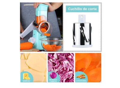 Foto 3 | Rallador Xtellar Cortador Manual De Quesos Verduras