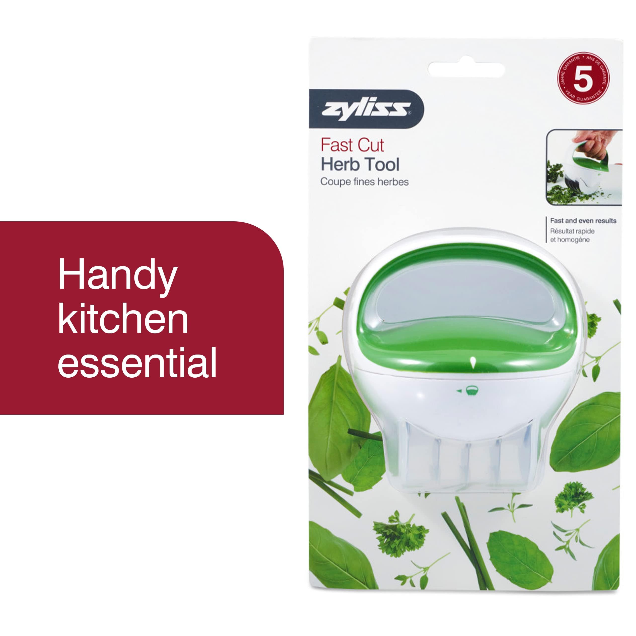 Foto 2 | Cuchillas Portátiles De Acero Inoxidable Herb Mincer Zyliss Fastcut - Venta Internacional.