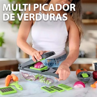 Foto 2 | Rallador Mandolina Cortador De Frutas Y Verduras 6 En 1