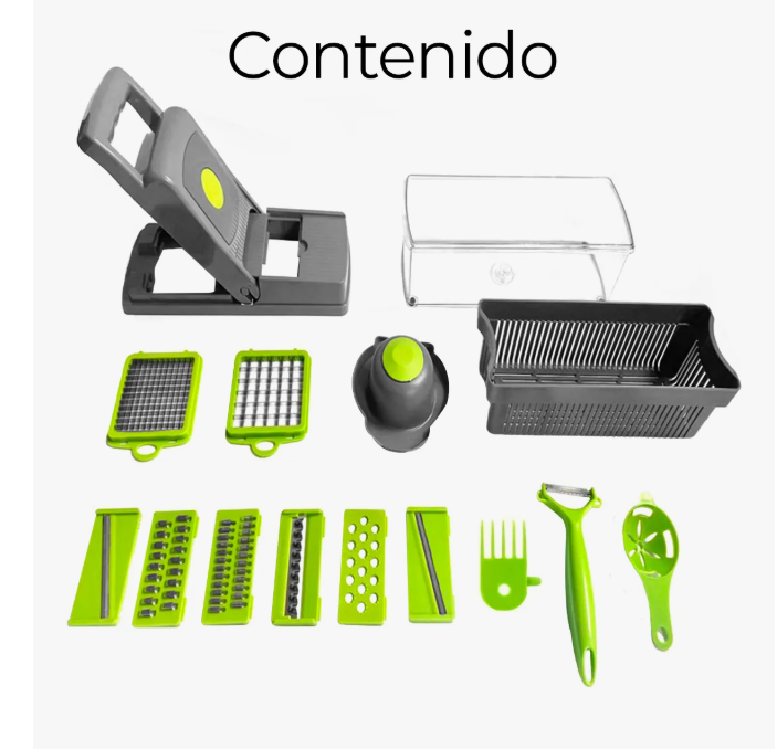 Foto 3 | Rallador Cortador Rebanador Picador Manual De Verduras Fruta