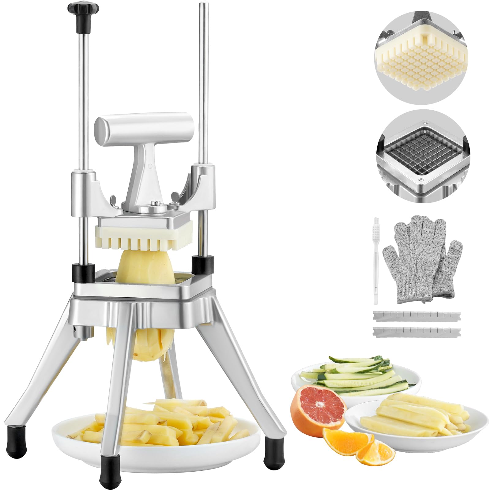 Picadora Comercial De Verduras Y Frutas Vevor Kattex Con Hoja De 3/8 Pulgadas - Venta Internacional.
