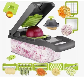 Foto 1 | Rallador Cortador Rebanador Picador Manual De Verduras Fruta
