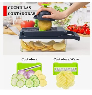 Foto 5 | Rallador Cortador Rebanador Picador Manual De Verduras Fruta