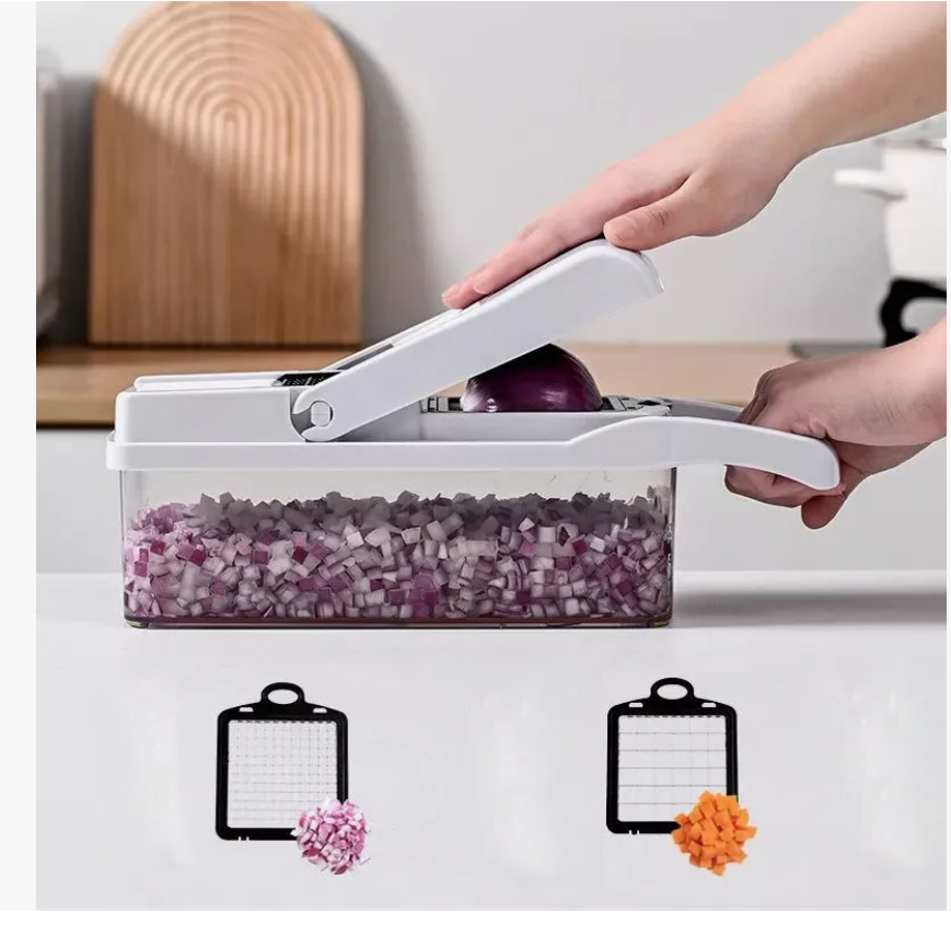 Foto 4 pulgar | Kit De Picador De Verduras Rallador 20 In 1 Con Cesta