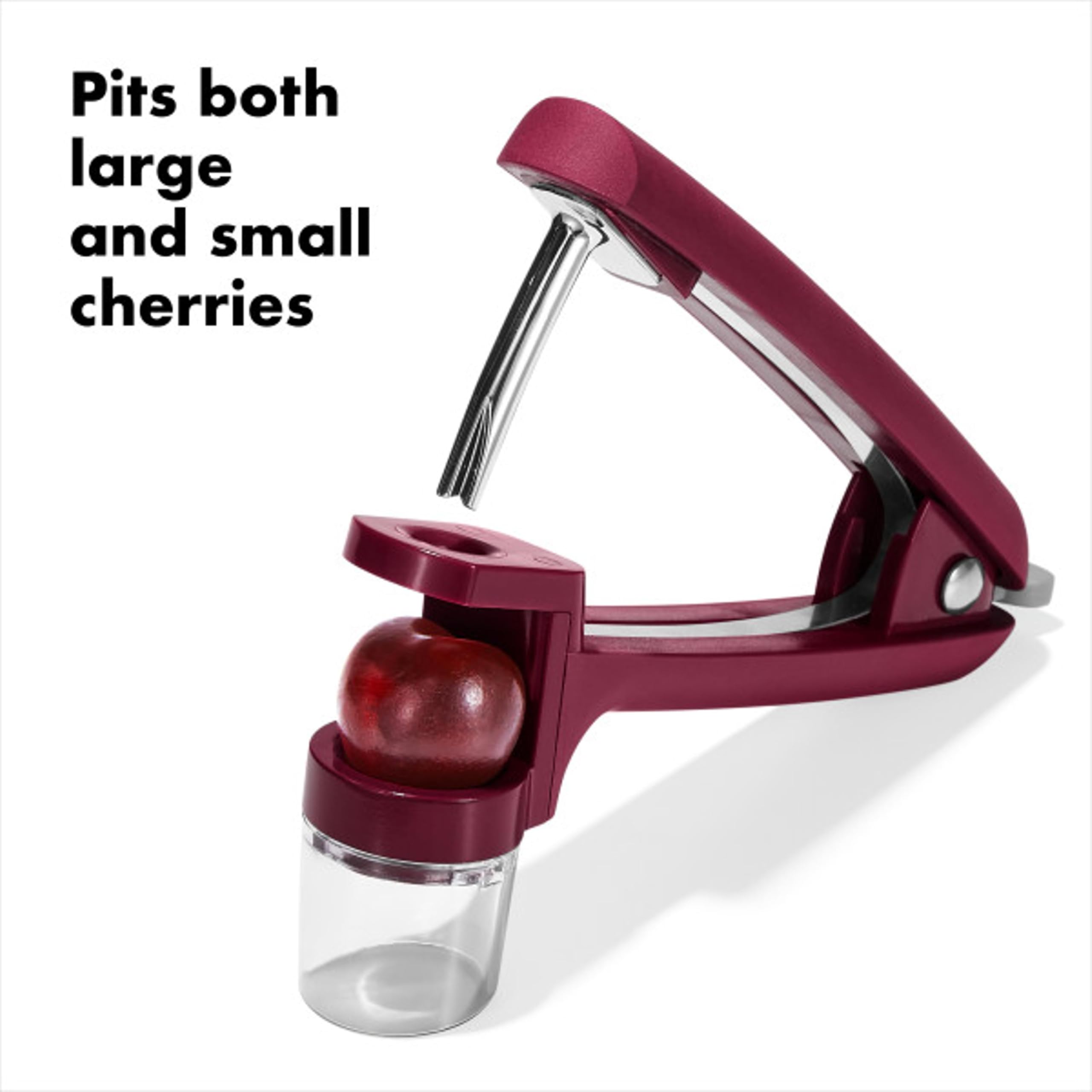 Foto 3 pulgar | Picadora De Cereza Y Oliva Oxo Good Grips, Color Remolacha - Venta Internacional.