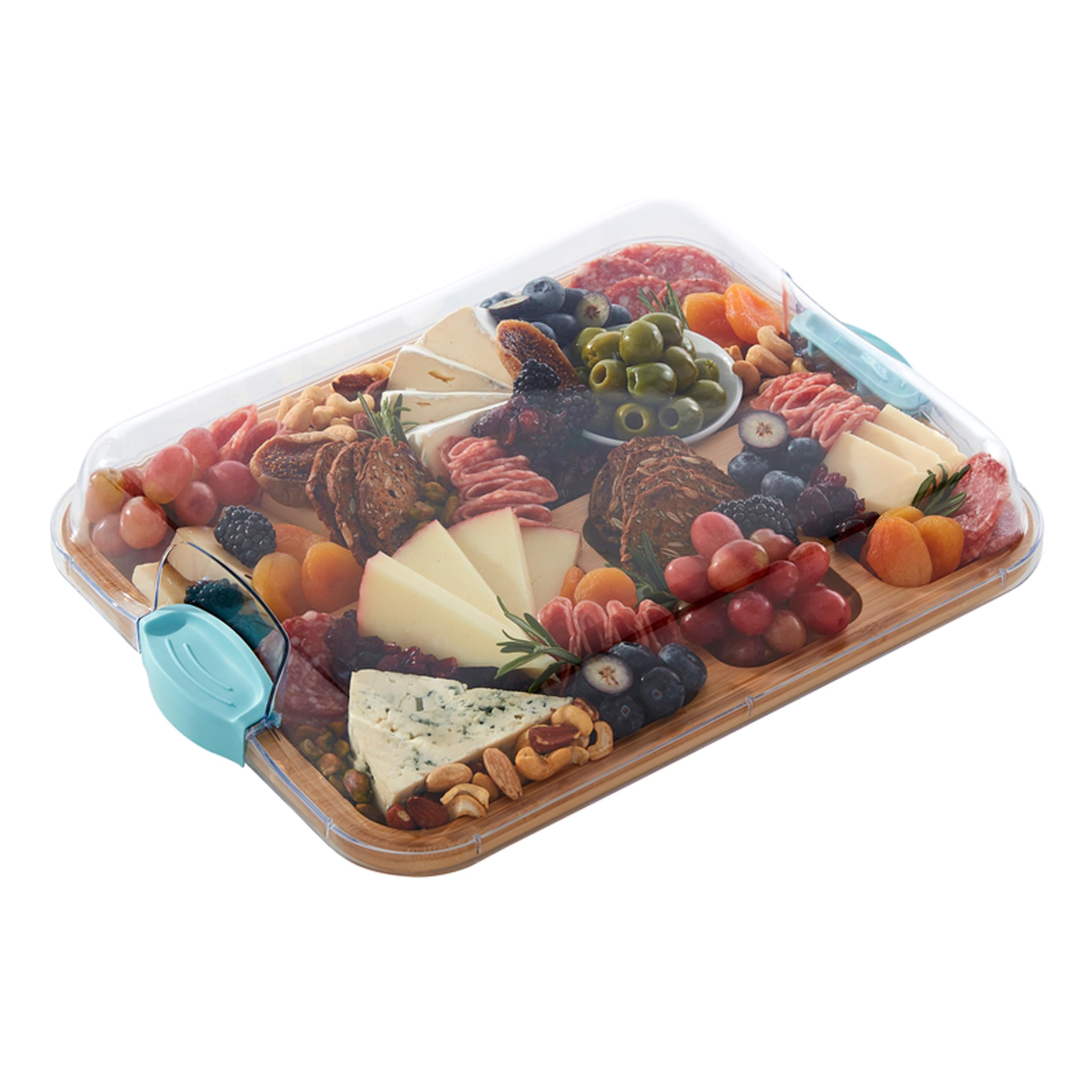 Tabla De Cortar Farberware Build-a-board De Bambú Con Compartimentos - Venta Internacional.