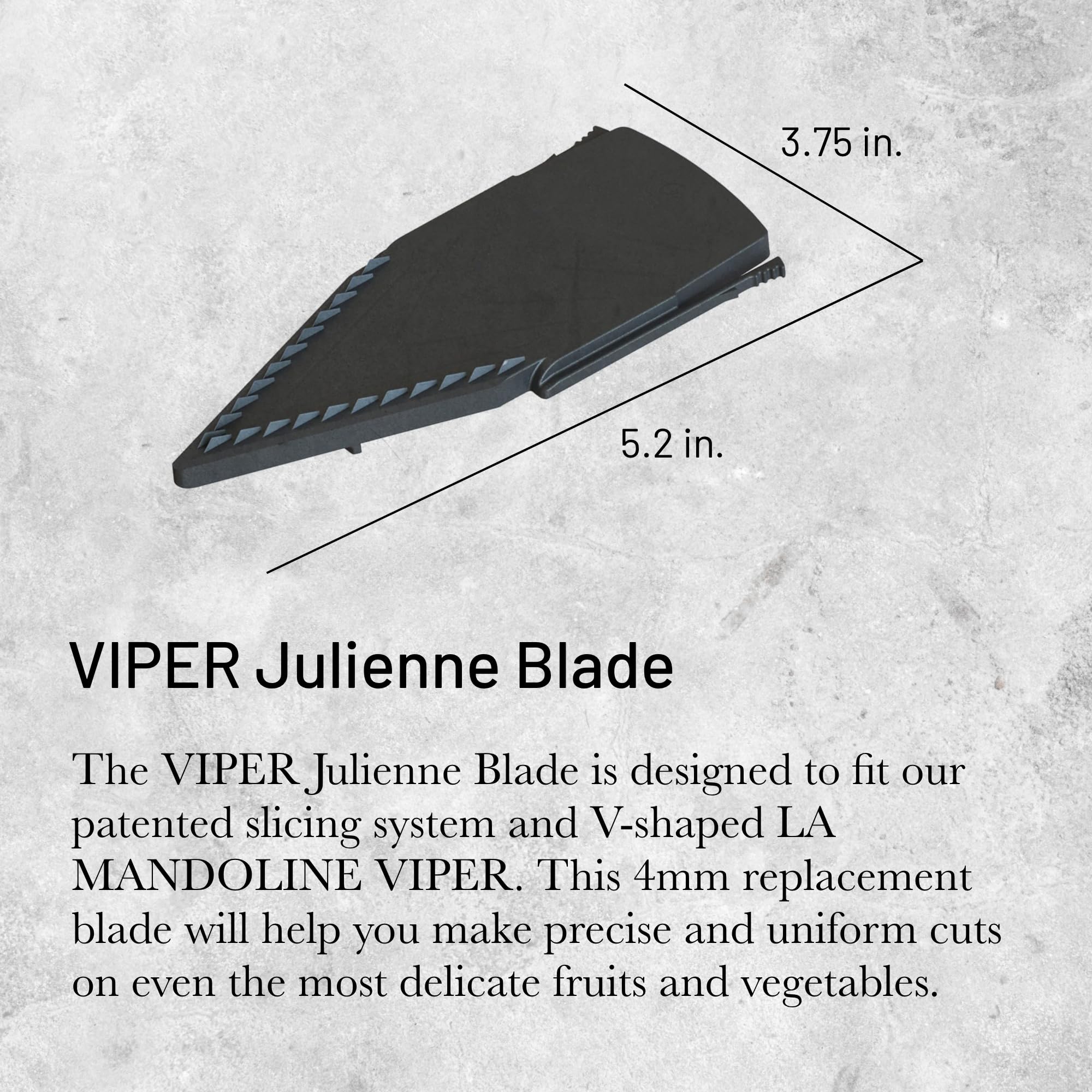 Foto 3 pulgar | Cuchilla De Repuesto De Buyer Viper Julienne De 4 Mm Para La Mandoline Viper - Venta Internacional.