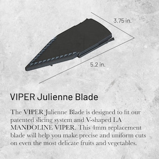 Foto 2 | Cuchilla De Repuesto De Buyer Viper Julienne De 4 Mm Para La Mandoline Viper - Venta Internacional.