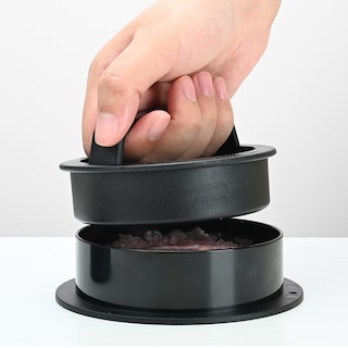 Foto 2 | Prensa Para Hamburguesas Hiperware 3 En 1 Antiadherente Color Negro