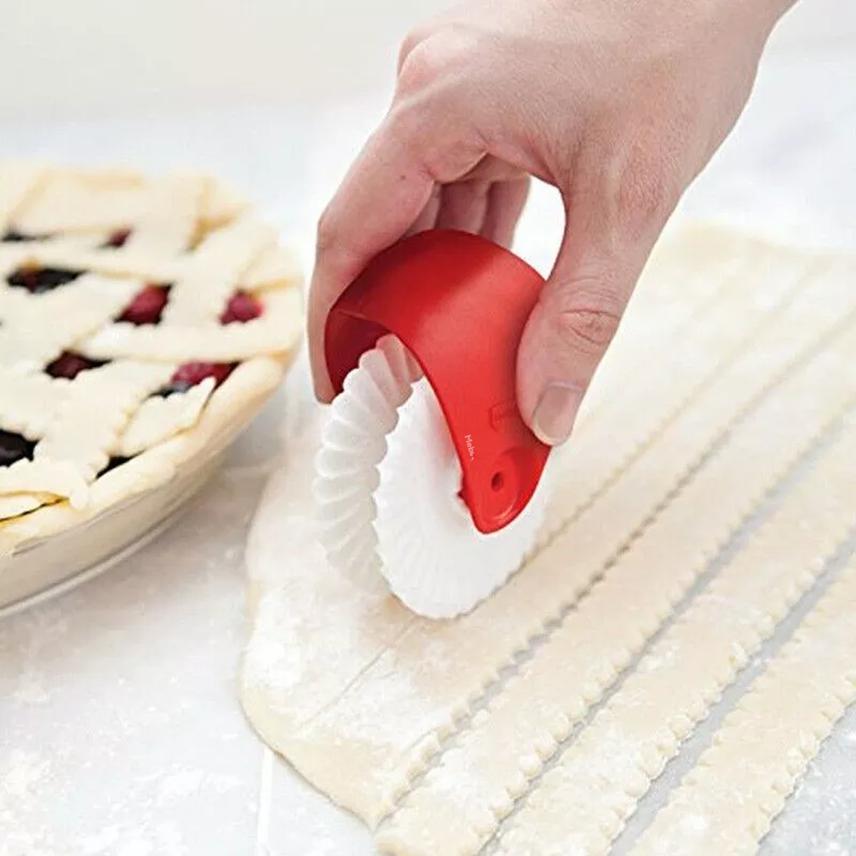 Foto 5 pulgar | Rodillo Cortador de Masa para Repostería Pizza