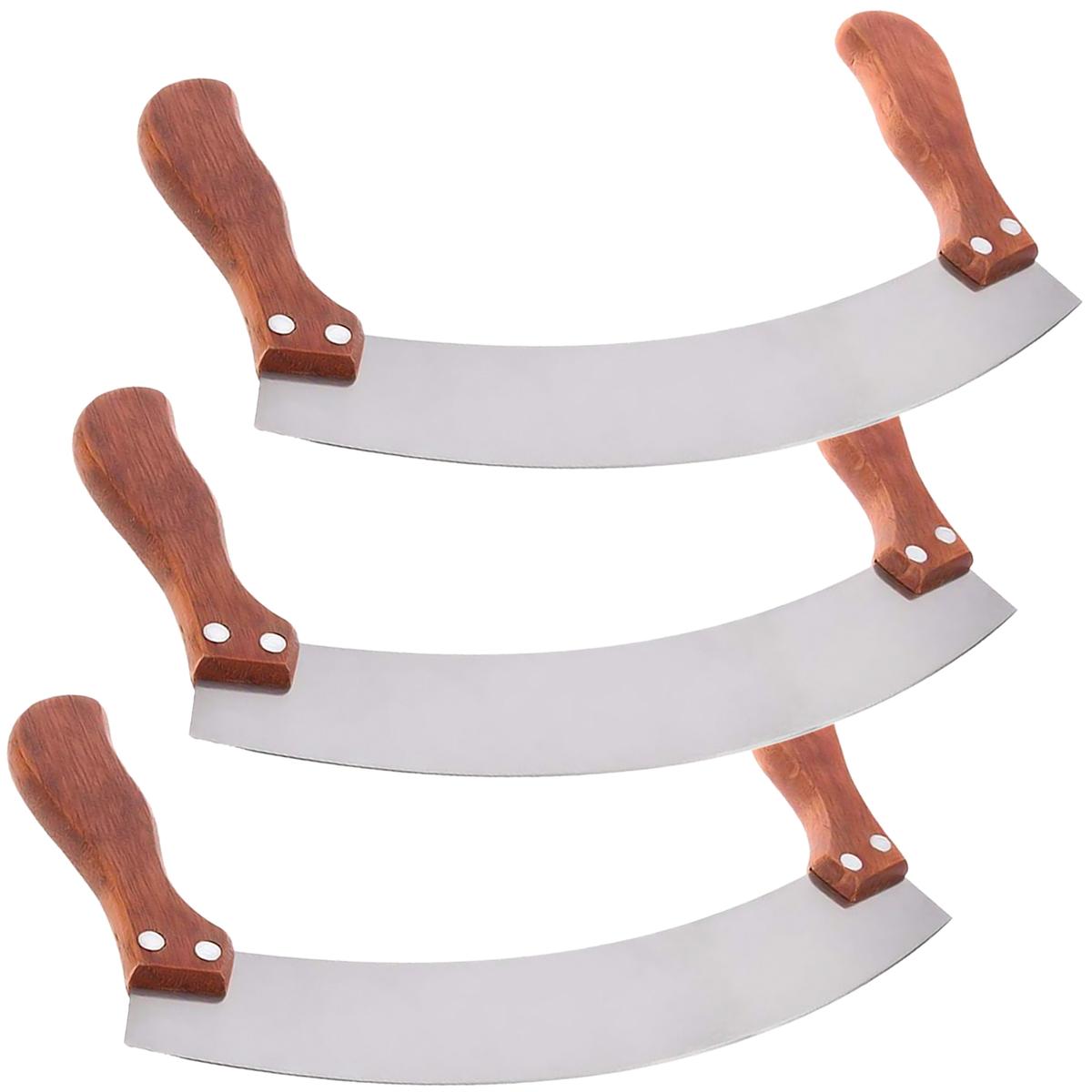 Cortador de Pizza a Dos Manos ChefGrill MxTWC-003 3 Piezas Acero Inoxidable