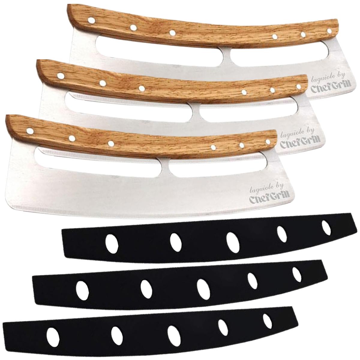 Foto 2 pulgar | Cortapizzas Chefgrill de Acero Inoxidable 3 Piezas-Venta Internacional