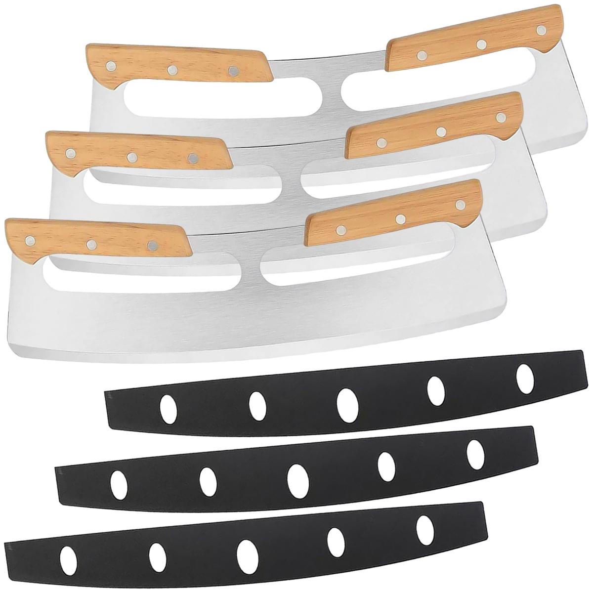 Foto 2 pulgar | Cortapizzas Chefgrill de Acero Inoxidable 3 Piezas-Venta Internacional